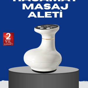 USB Şarjlı 3 Fonksiyonlu Masaj Aleti Kupa Terapisi ve Gua Sha