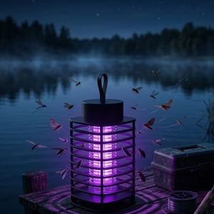 Uv Işıklı Sivrisinek Kovucu Lamba Sessiz Çalışma Ve Güçlü Elektrik Sistemi