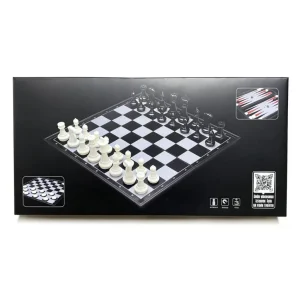 VRD10661 KATLANABİLİR SATRANÇ TAVLA VE DAMA SETİ