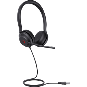 YEALINK UH35, Kablolu, Teams Uyumlu, USB-A, USB-C, 3,5mm Stereo Hoparlör ve Dinamik EQ, Çift Taraflı, Gürültü Engelleyici, Çağrı Merkezi, Ofis, Toplantı, Mikrofonlu Kulaklık