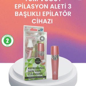 Yumuşak ve Pürüzsüz Cilt İçin Epilasyon Seti