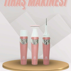 Yüz Kaş ve Tüm Vücut Epilasyon Aleti 3 Başlıklı Hassas Ciltlere Uygun Epilatör