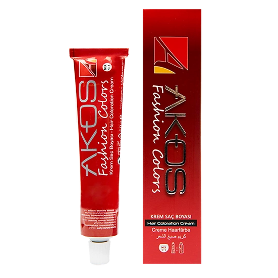 Akos 8.2 Açık Kumral Tüp Saç Boyası 60 ML+ Akos 20 Volüm Oksidan 60 ML - Görsel 3